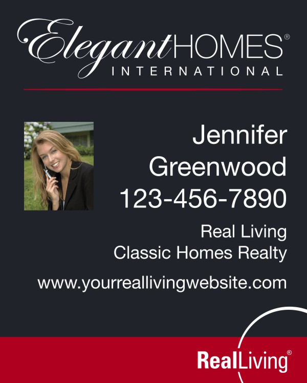 elegant homes hanging photo Sign Panel, 24 GA Steel 30h x 24w