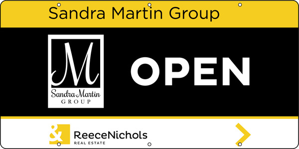 logo open sign panel, 24ga steel 12h x 24w