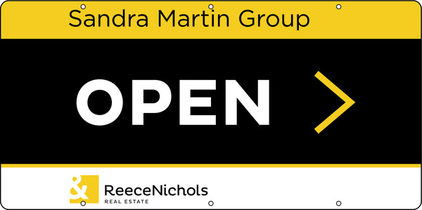 Open sign panel, 24ga steel 12h x 24w