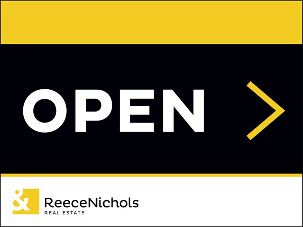 Directional OPEN HOUSE Sign Panel, Corrugated 4mm, 18h x 24w