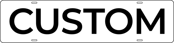 Custom Copy Sign Riders, 6h x 24w, Steel