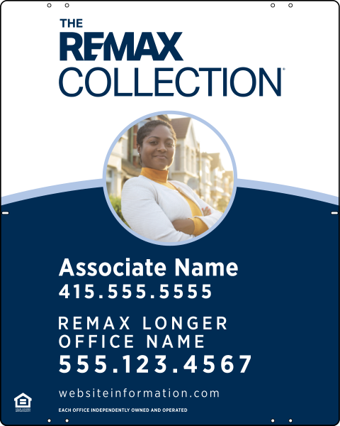 Collection Associate Name w Photo Panel, 30h x 24w, .040 Aluminum