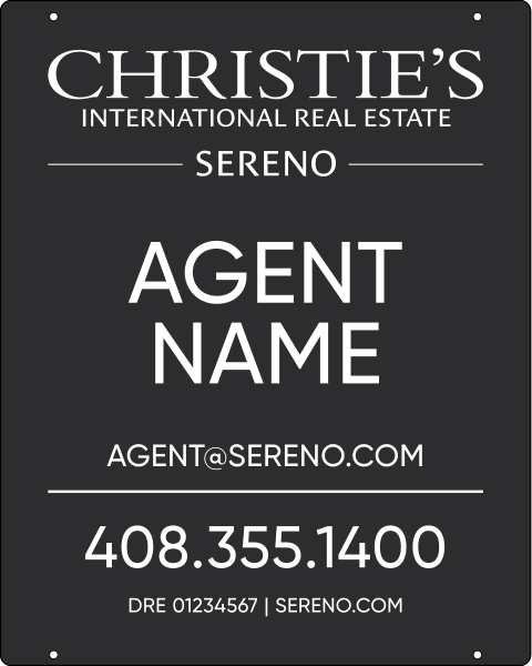 Agent Hanging Sign Panel, 30h x 24w, 3MM Aluminum Composite