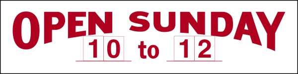 magnet red sign numbers, 2