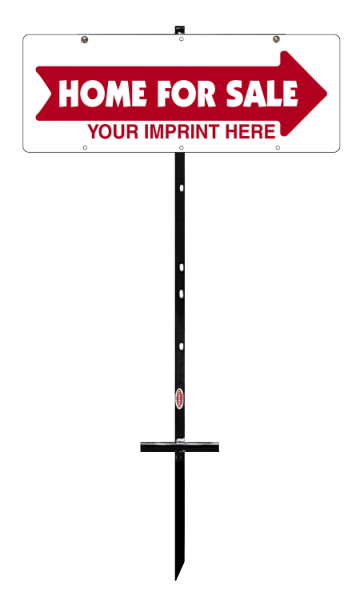 real estate home for sale T-stake and panel unit, 24ga steel 9h x 24w