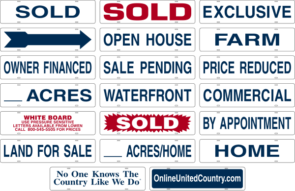 Message Sign Rider, 6h x 24w, Steel