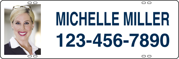 Agent Photo Sign Rider, 8h x 24w, Steel