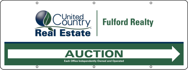 Auction Sign Panel, 24 GA steel 9h x 24w