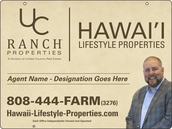 Hanging Photo Sign Panel, 18h x 24w, Steel