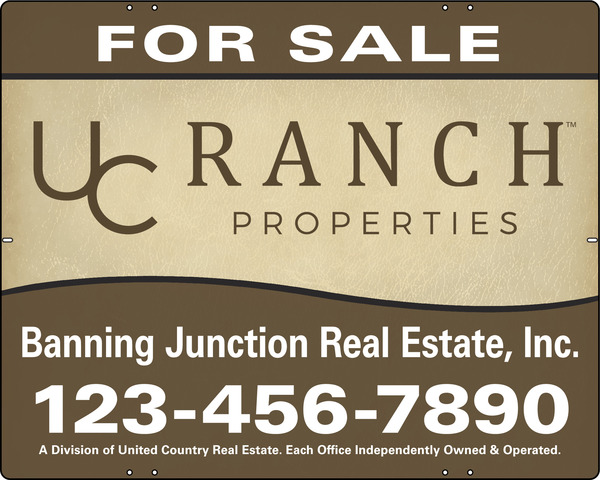 Sign Panel DF, 24h x 30w, Steel