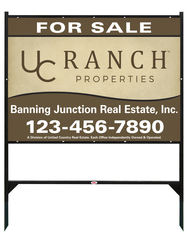 Angle Iron Frame and Sign Panel Unit, 30h x 42w, Black