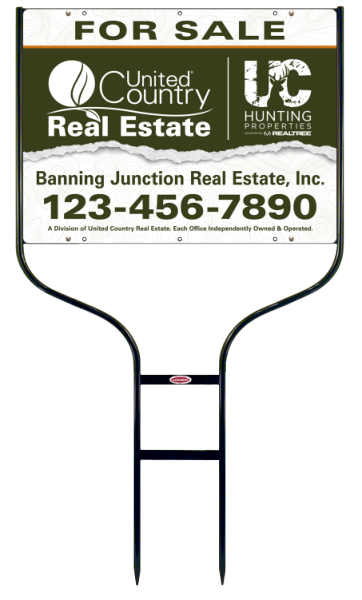 Round Rod Frame and Office Sign Panel Unit, 18h x 24w, Steel