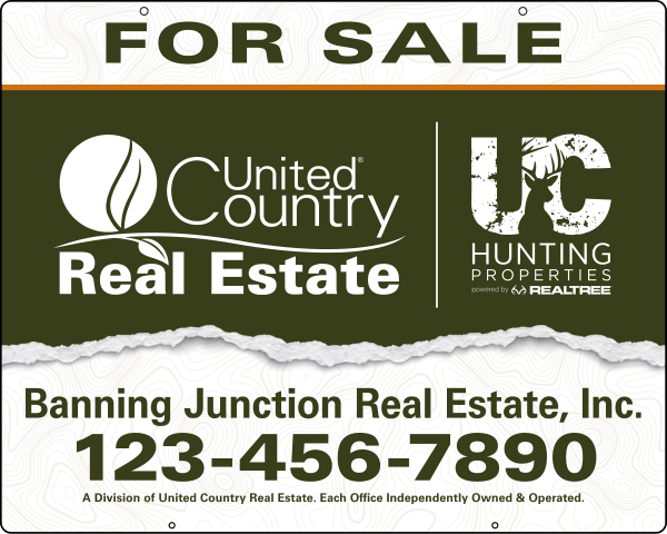 Office Hanging Sign Panel, 24h x 30w, Steel