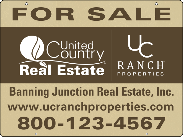 Hanging Office Sign Panel, 18h x 24w, Steel