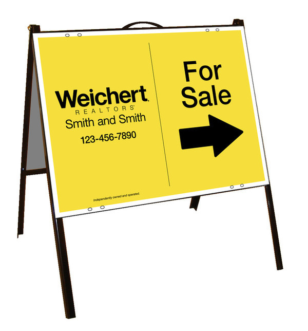 For Sale A-Frame and Sign Panel Unit, 18h x 24w