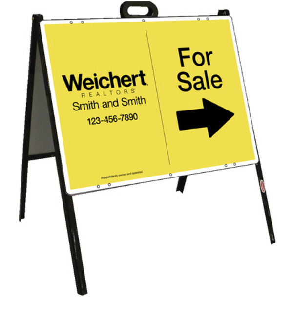 Fior Sale A-Frame and Sign Panel Unit, 18h x 24w Steel