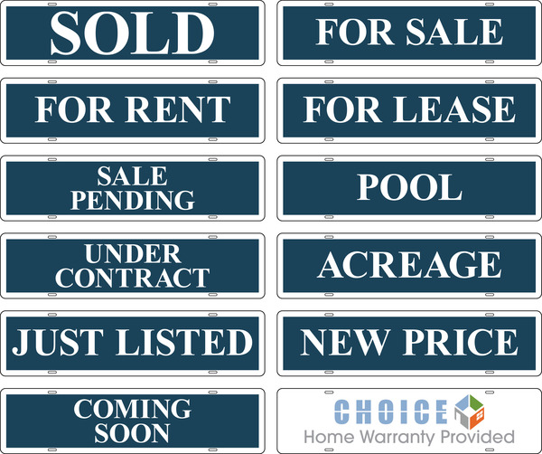 Message Sign Rider, 6h x 24w, Steel